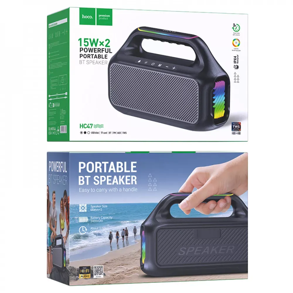 Bluetooth Speaker Hoco HC47 — Black — фото 3