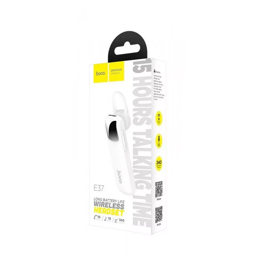 Bluetooth-гарнітура Hoco E37 Gratified — Black — фото 3