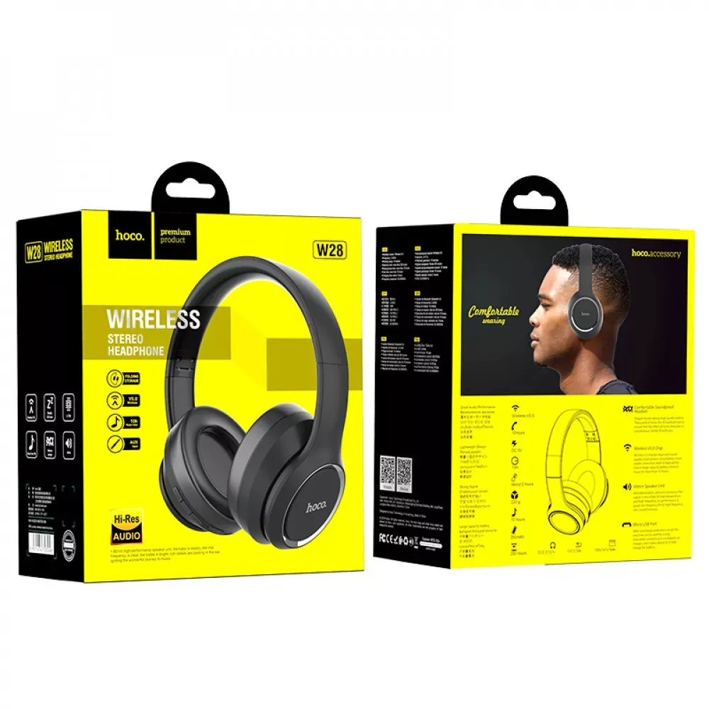Навушники Bluetooth Hoco W28 Journey — Blue — фото 9