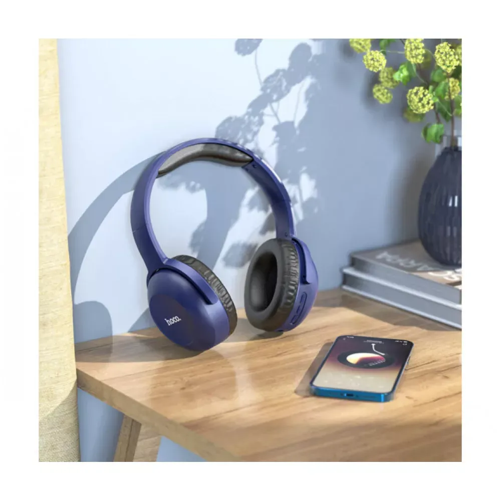 Навушники Bluetooth Hoco W33 Art sount — Blue — фото 5