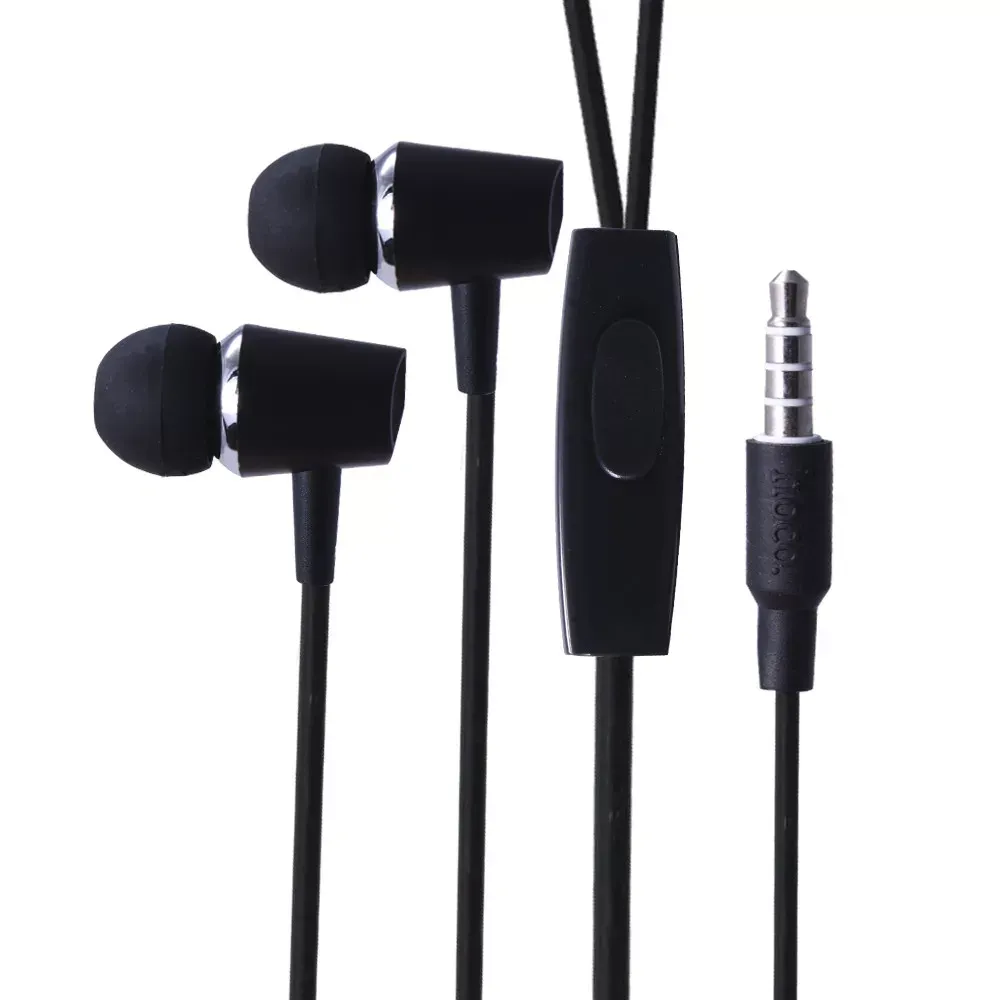 Навушники з мікрофоном 3.5mm  Hoco M34 Honor Music — Black — Hoco