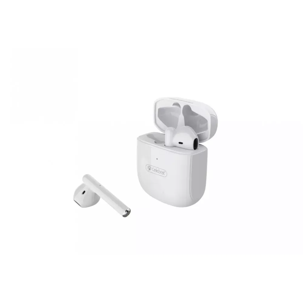 Bluetooth гарнітура TWS — Celebrat W16 — Black — фото 7