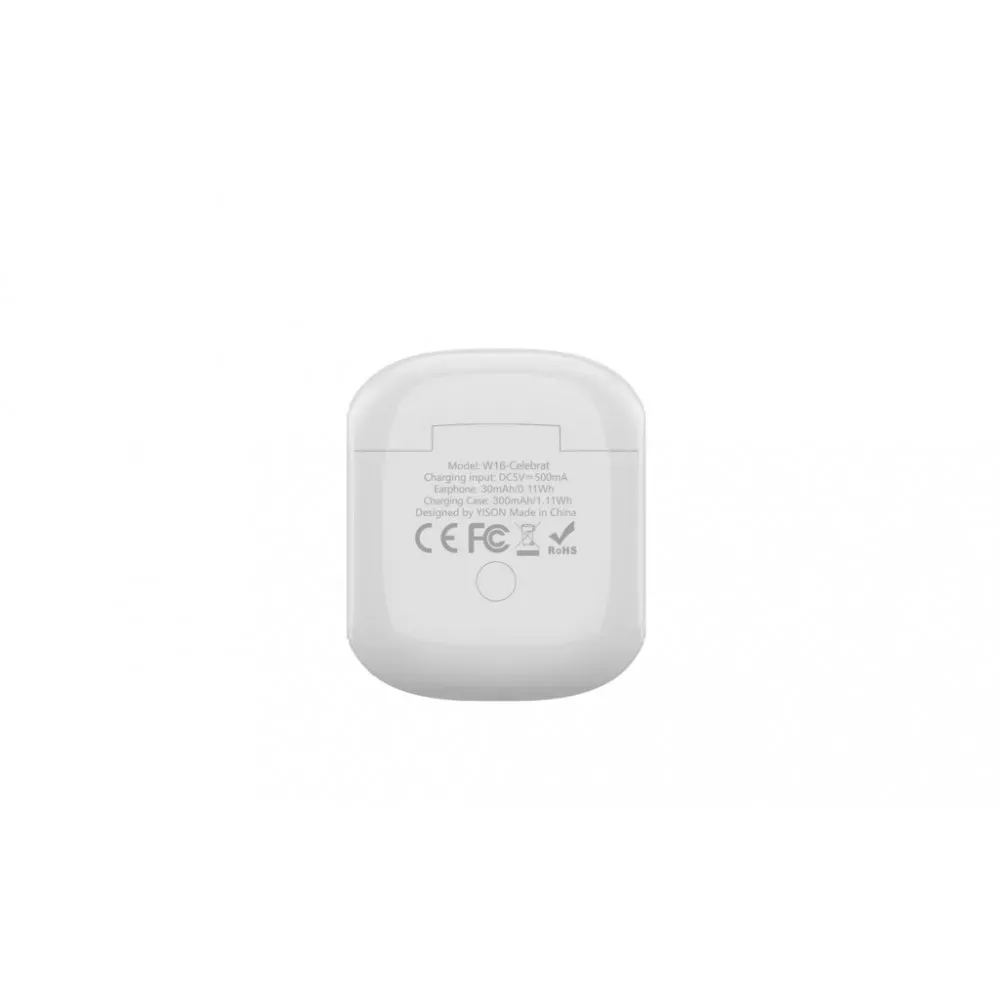 Bluetooth гарнітура TWS — Celebrat W16 — Black — фото 9