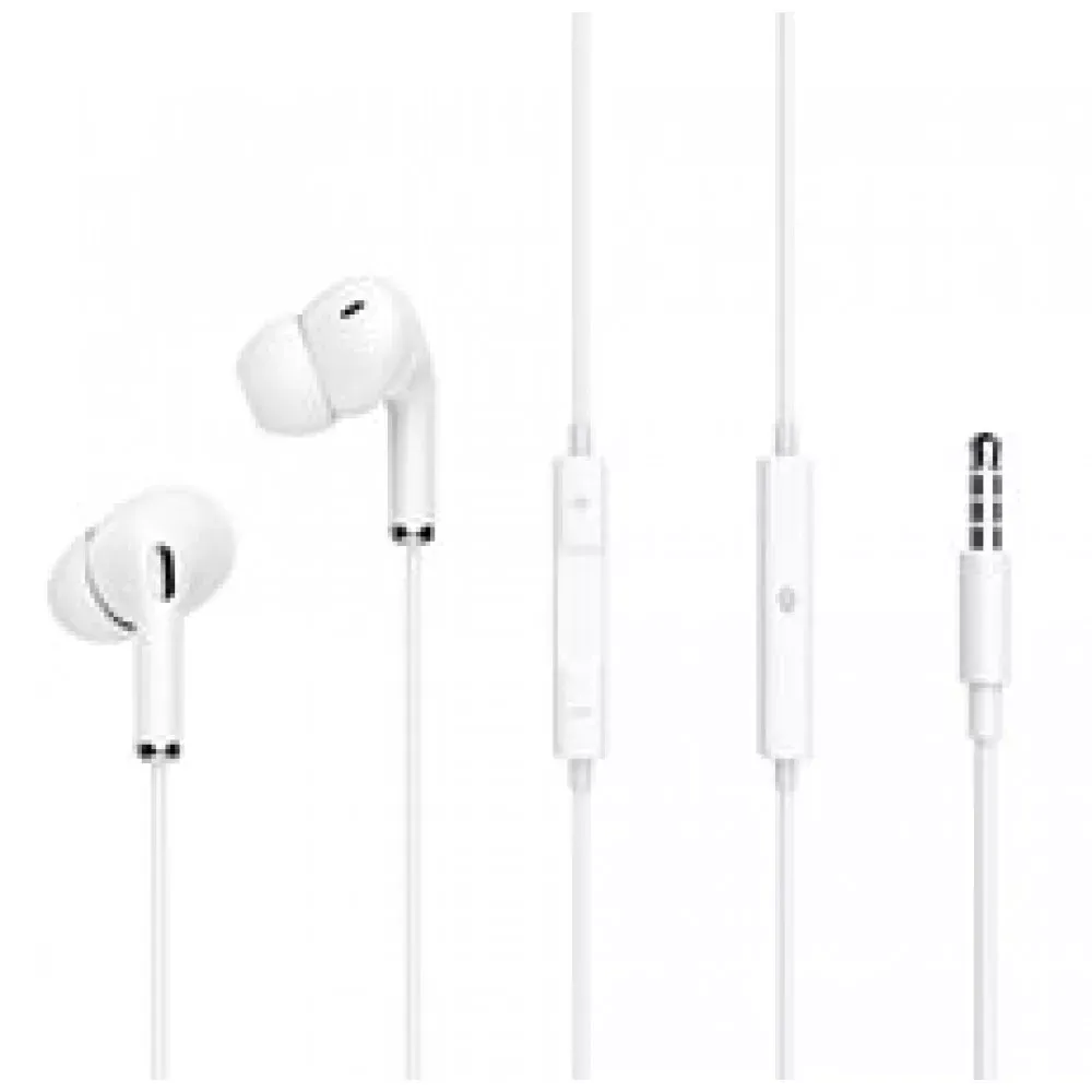 Навушники з мікрофоном 3.5mm  Celebrat G15 — White — Celebrat