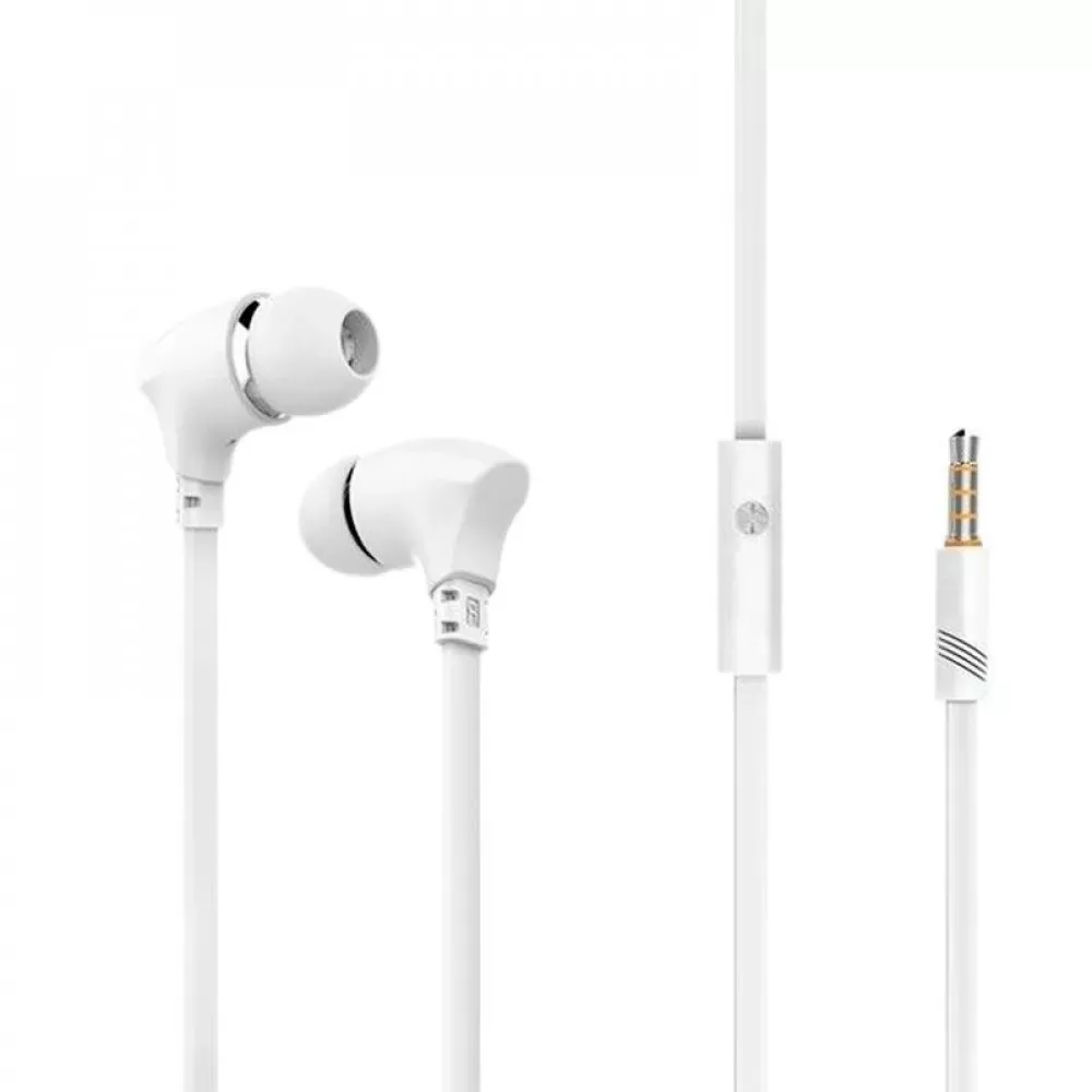 Навушники з мікрофоном 3.5mm  Celebrat G3 — White — Celebrat