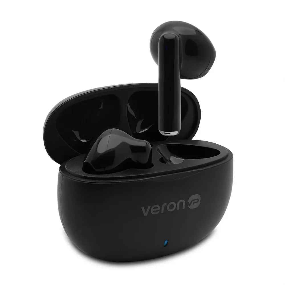 Bluetooth гарнітура TWS Veron - DN28 ANC Denoice — Black — VERON