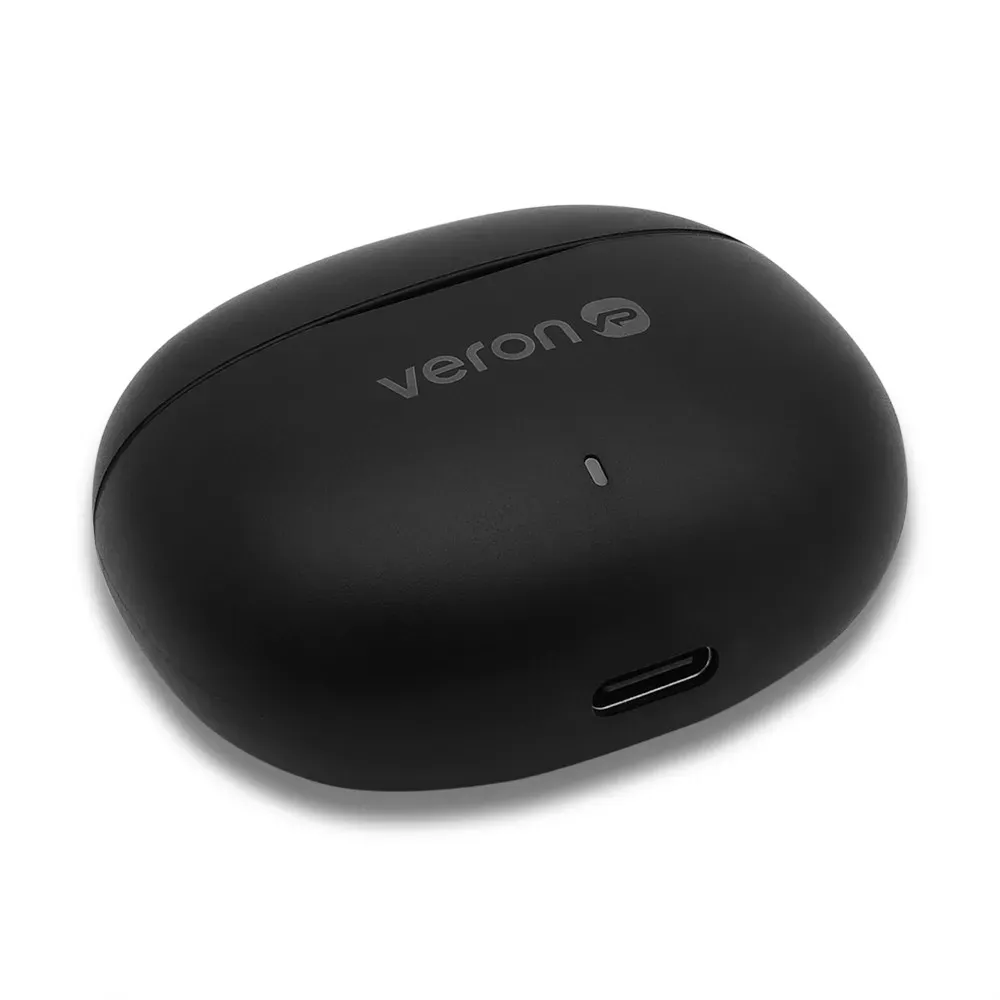 Bluetooth гарнітура TWS Veron - DN28 ANC Denoice — Black — фото 6