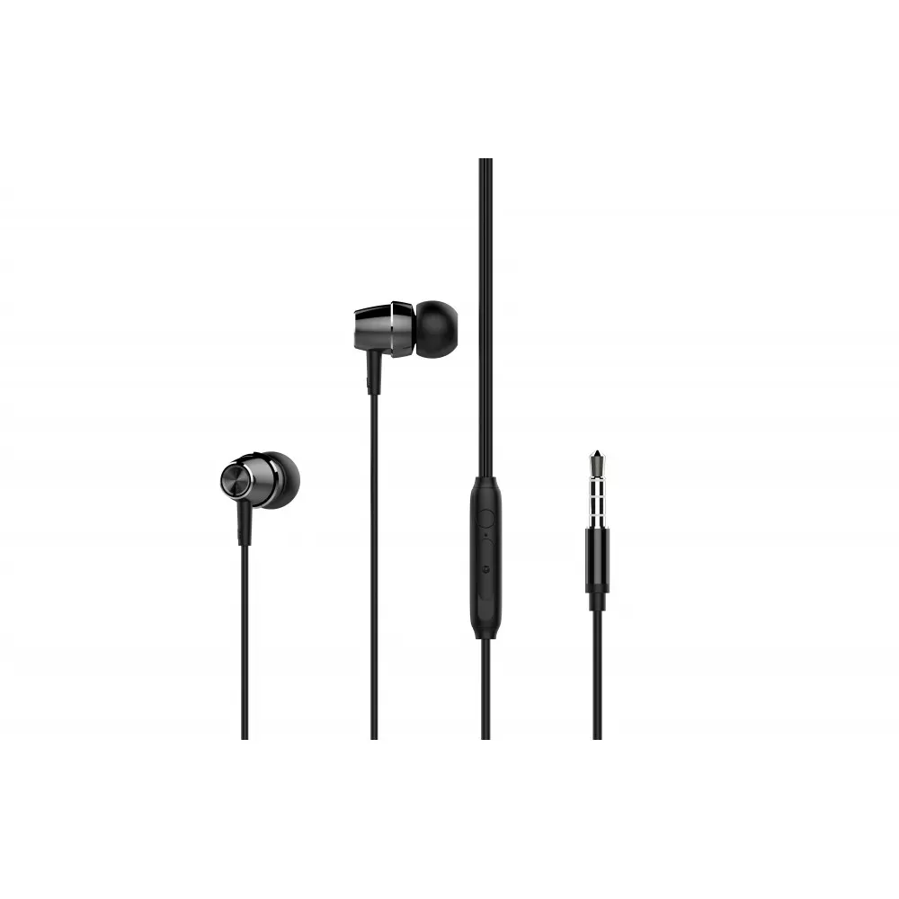 Навушники з мікрофоном 3.5mm  Veron VH08 — Black — VERON