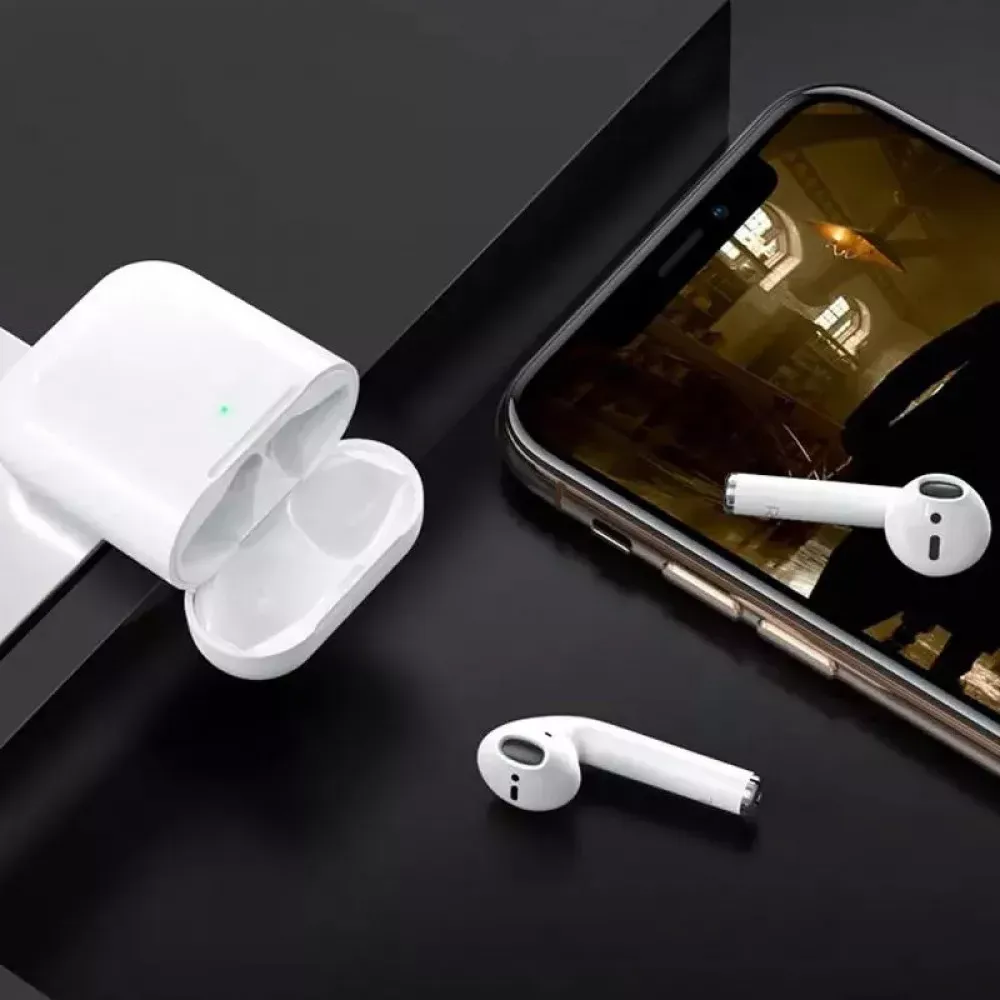 Bluetooth гарнітура TWS Borofone BW25 True __ — White — фото 7