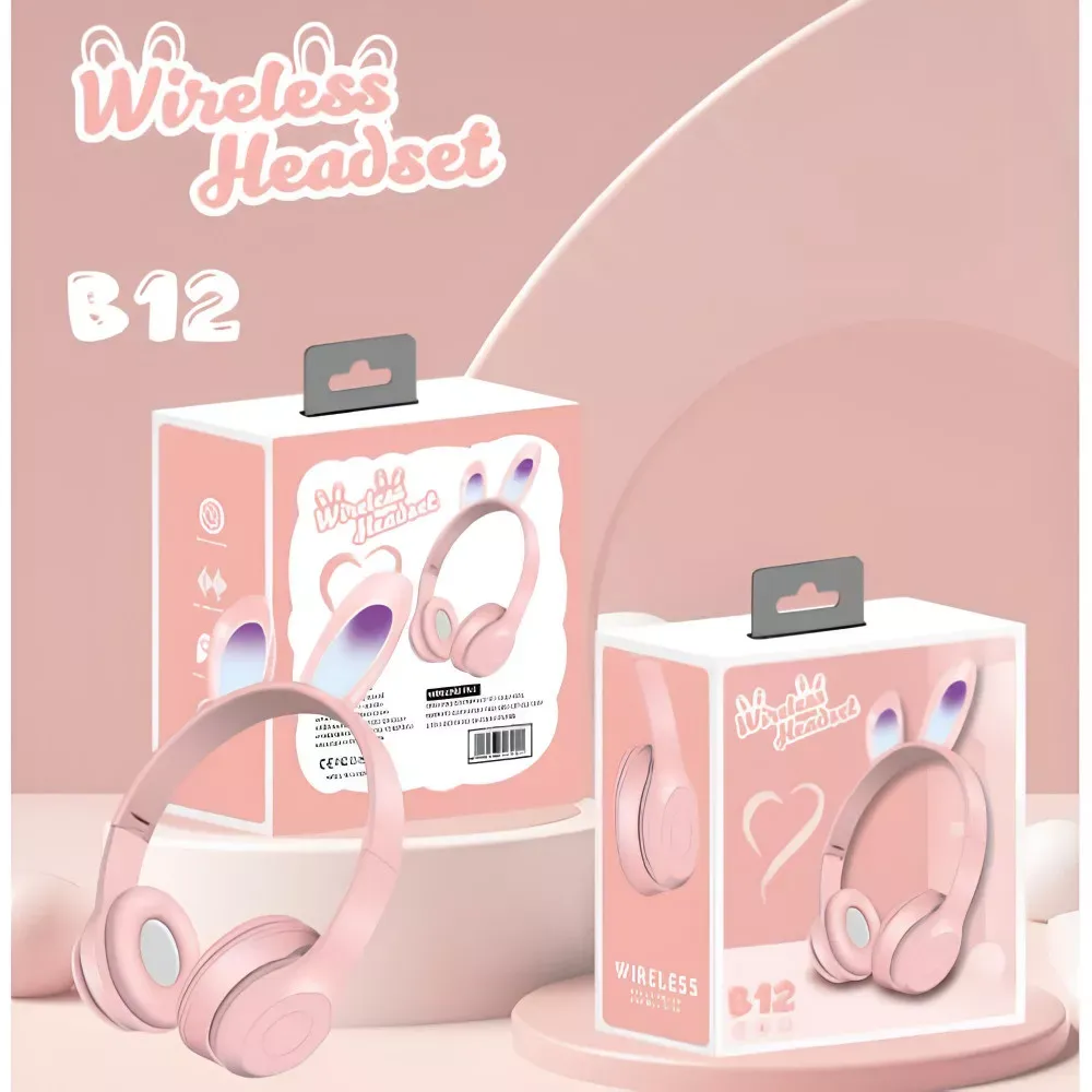 Навушники Bluetooth UK-B12 — Pink — фото 3