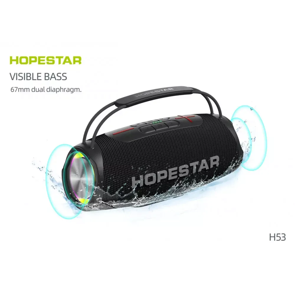 Портативна колонка Hopestar H53 — Black — фото 6