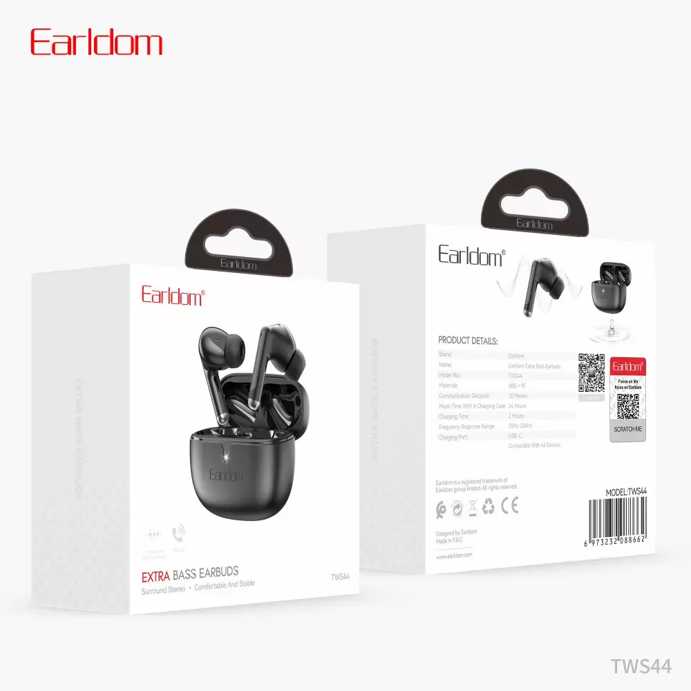 Bluetooth гарнітура TWS AirPods Earldom TWS44 — фото 3