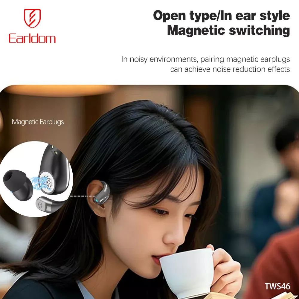 Bluetooth гарнітура TWS AirPods Earldom TWS46 — фото 11