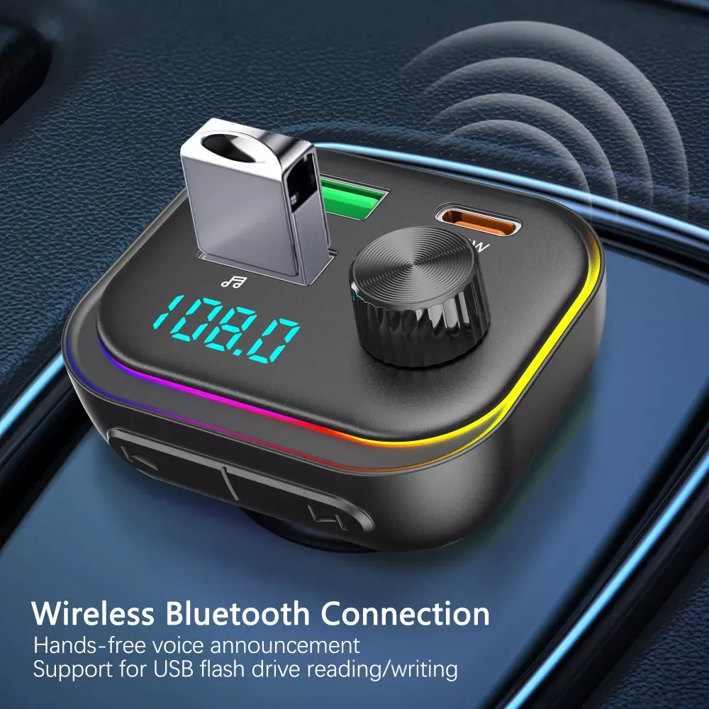 Fm Modulator MP3 | Car Charger | 3.0A | 2U | 1C — Earldom ET-M112 — фото 7