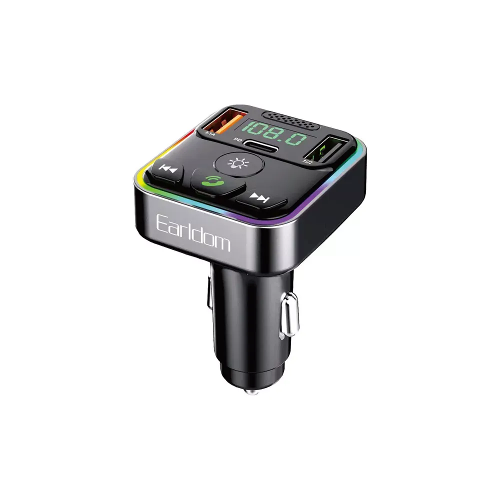 Fm Modulator MP3 | Car Charger | 3.0A | 2U | 1C — Earldom ET-M114