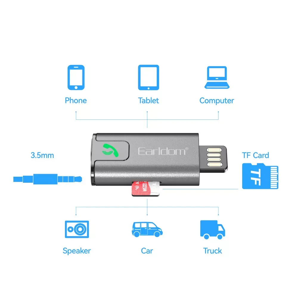 Bluetooth Audio Receiver Earldom ET-BR12 — фото 4