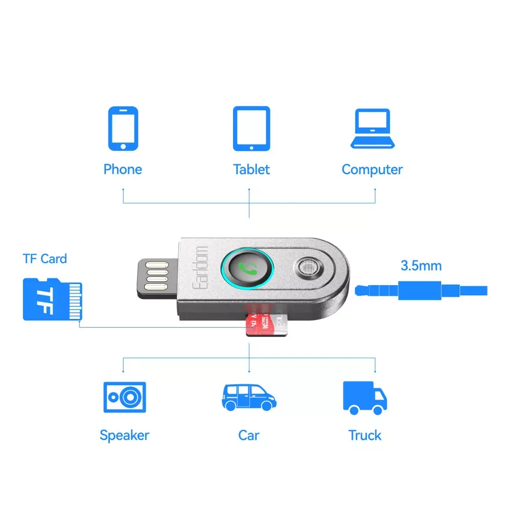 Bluetooth Audio Receiver Earldom ET-BR13 — фото 4