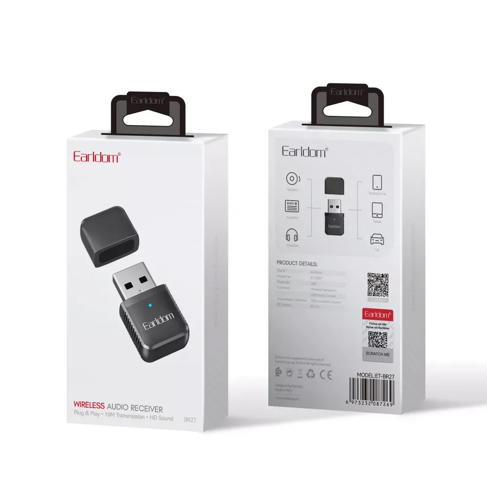 Bluetooth Audio Receiver Earldom ET-BR27 — фото 9