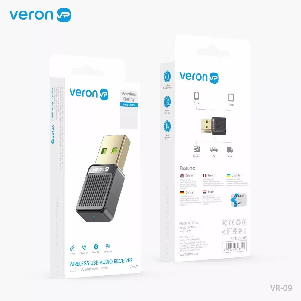 Bluetooth Audio Receiver — Veron VR-09 — фото 3