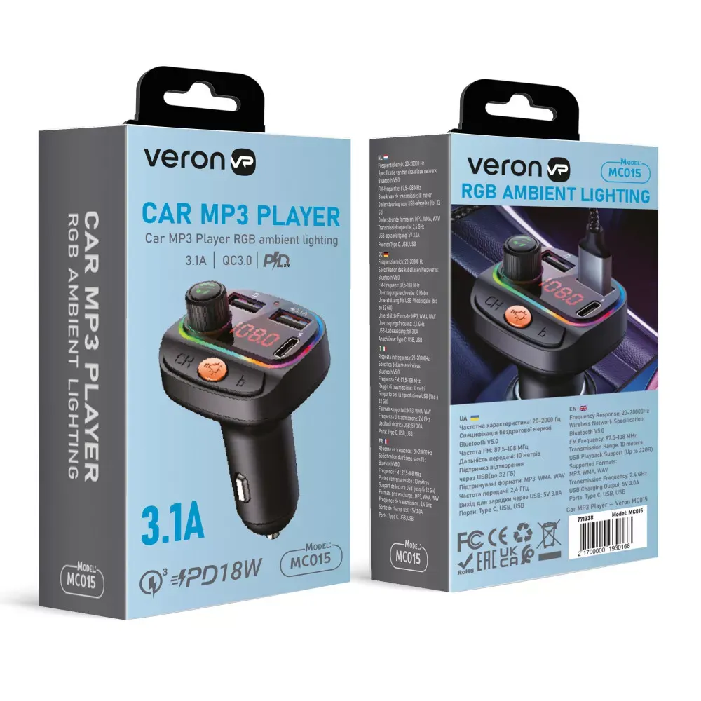 Fm Modulator MP3 Veron — MC015 — фото 3