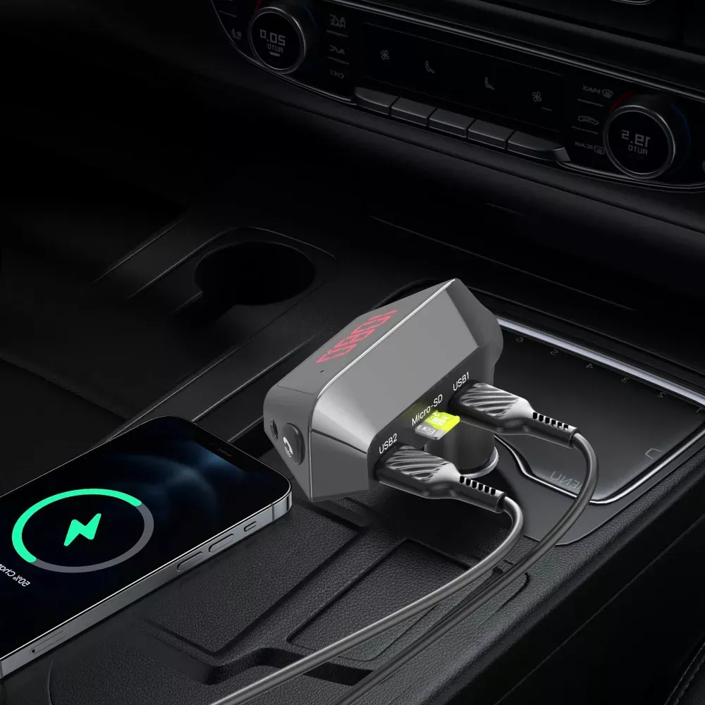 Fm Modulator MP3 | Car Charger | 2.0A | 2U — Earldom ET-M111 — фото 5