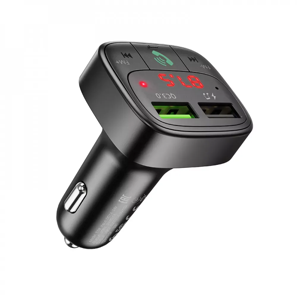 Fm Transmitter MP3 | Car Charger | 3.0A | 2U — Hoco E59 __ — фото 4