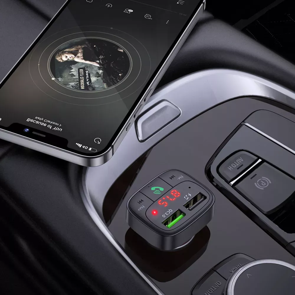 Fm Transmitter MP3 | Car Charger | 3.0A | 2U — Hoco E59 __ — фото 6