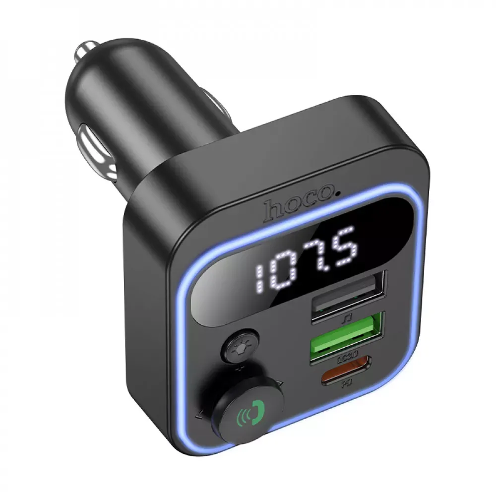 Fm Transmitter MP3 | Car Charger | 3.0A | PD20W | 2U — Hoco E85 — фото 4