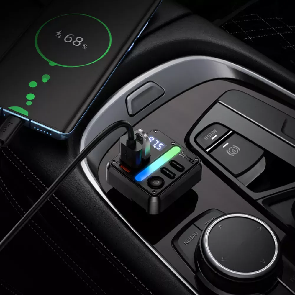 Fm Transmitter MP3 | Car Charger | 3.0A | PD30W | 1U — Hoco E89 — фото 5