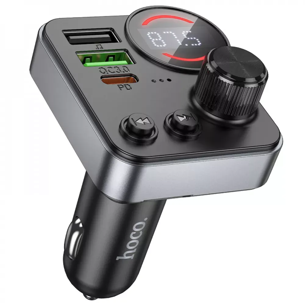 Fm Transmitter MP3 | Car Charger | 3.0A | PD30W | 2U — Hoco E86 — Hoco