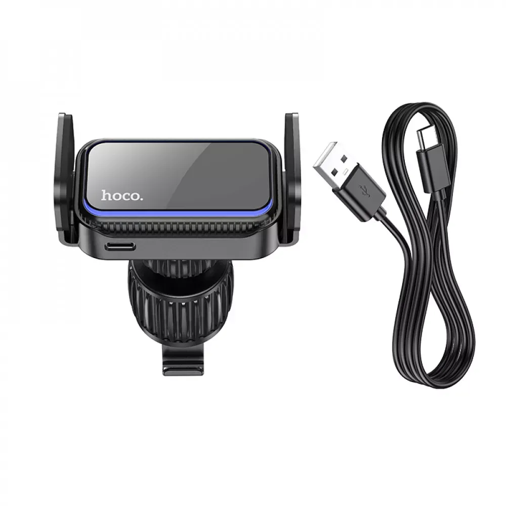 Car Holder Hoco CA201 smart electric — black — фото 7
