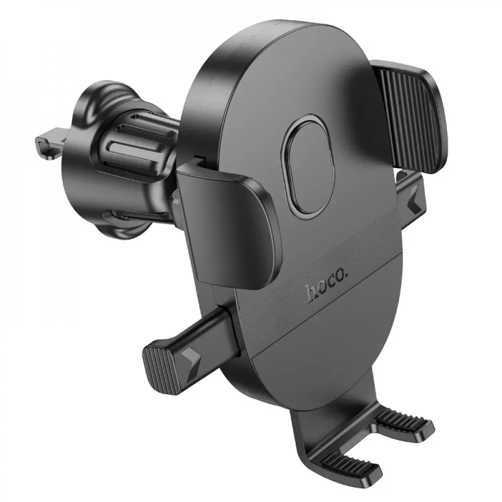 Car Holder Hoco H18 Mighty one-button — black — фото 6
