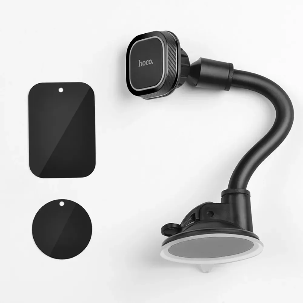 Car Holder Hoco CA55 Astute series windshield — black＆gray — фото 5