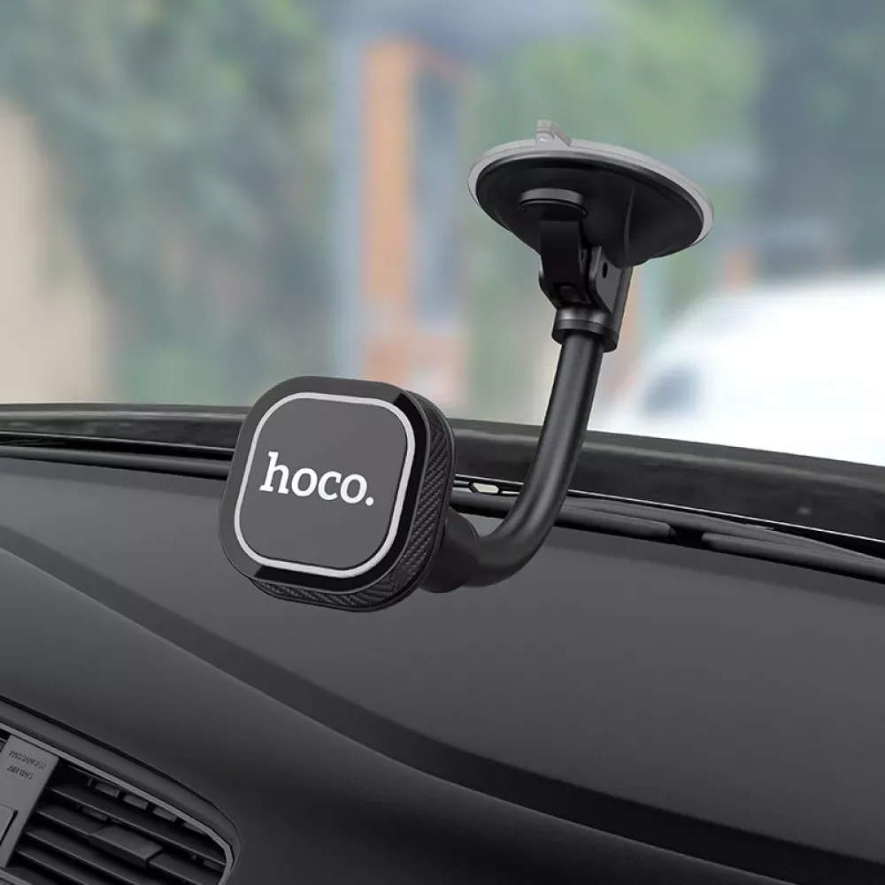 Car Holder Hoco CA55 Astute series windshield — black＆gray — фото 6