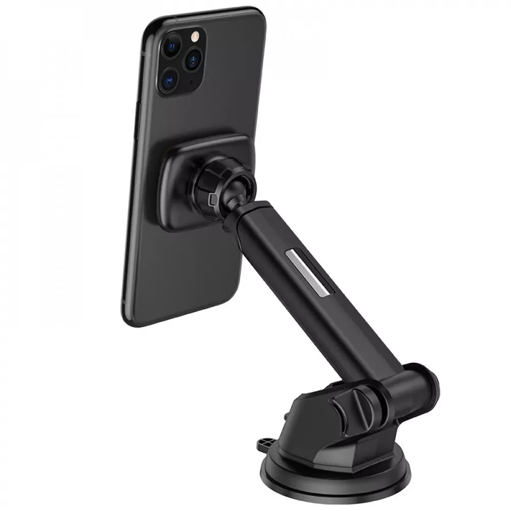 Car Holder Hoco CA67 Sagittarius series stretch magnetic — black — фото 7