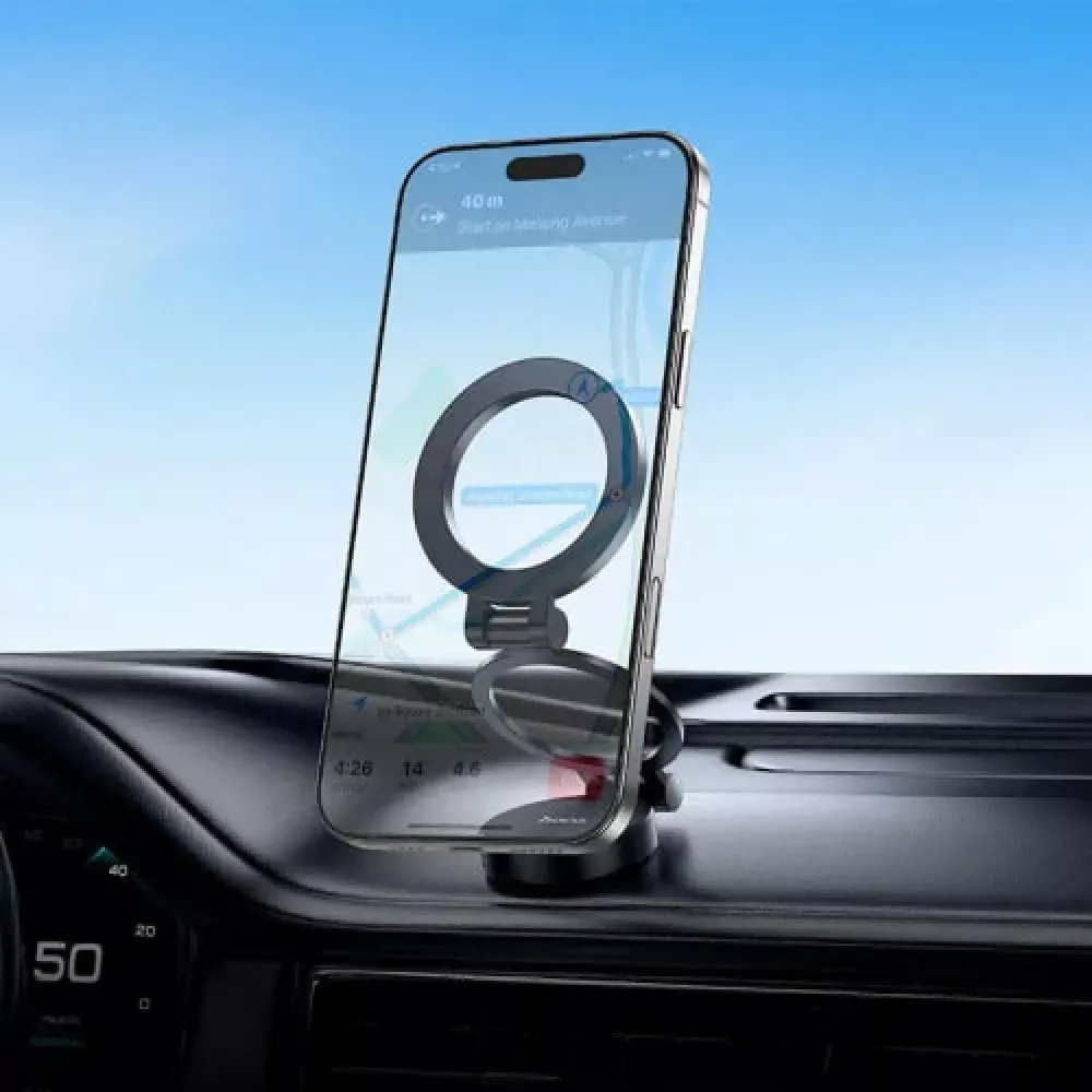Car Holder Hoco H98 Rider folding Ring Magnetic — фото 5
