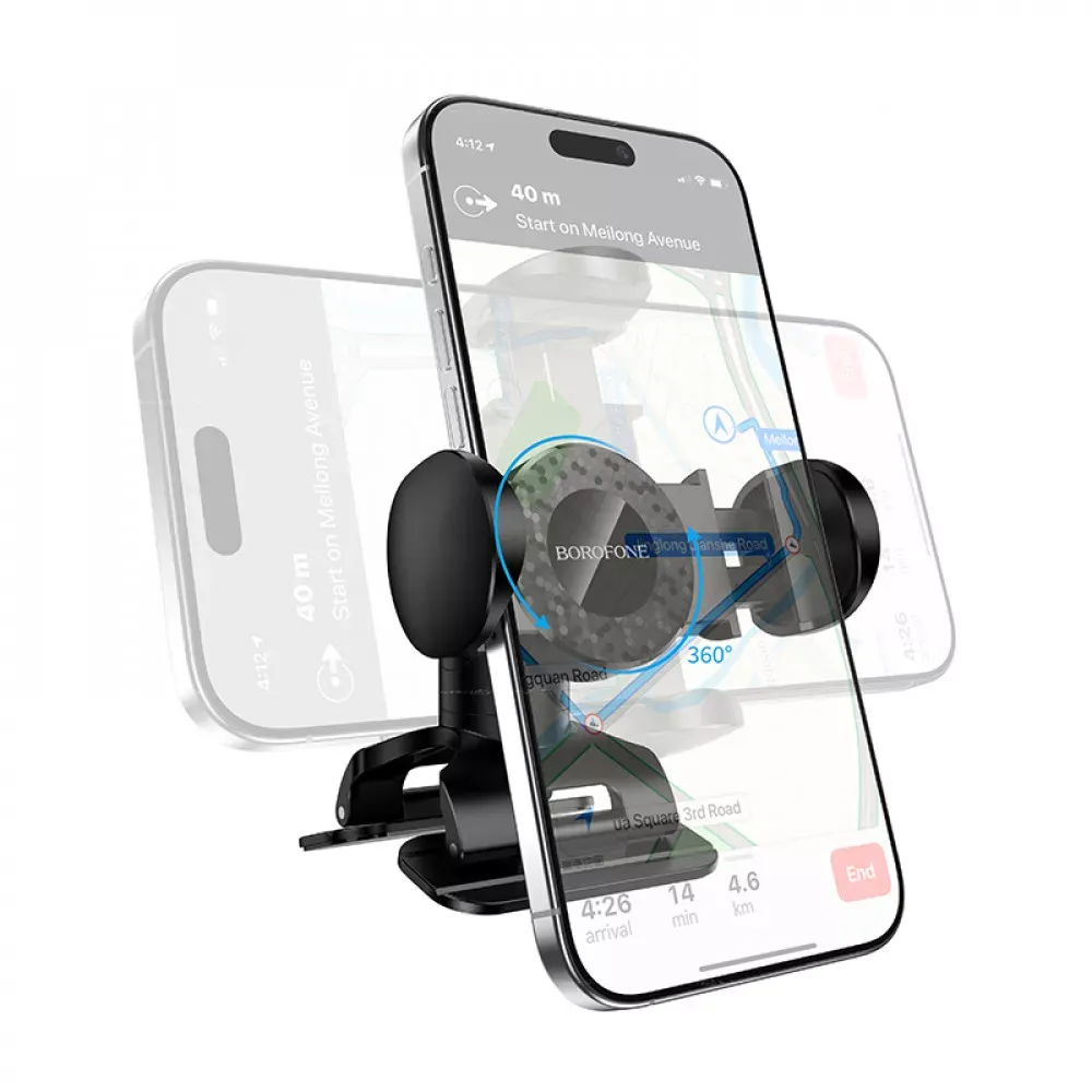 Car Holder Borofone BH142 Support pull clip car holder — фото 4