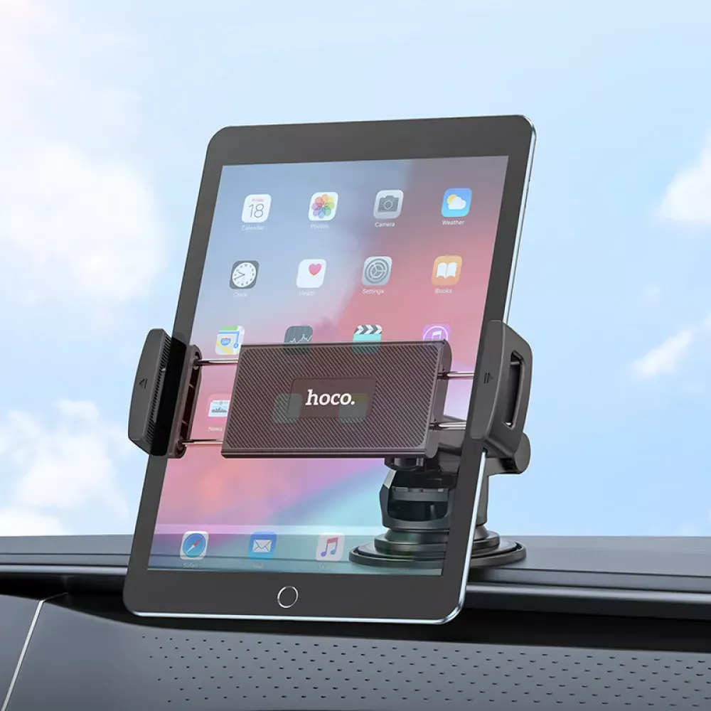 Car Holder — Hoco CA120 Prospering center console for tablets — Black — фото 8