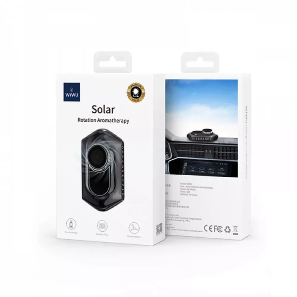 Car Air Freshener Wiwu Wi-AR002 — Black — фото 3