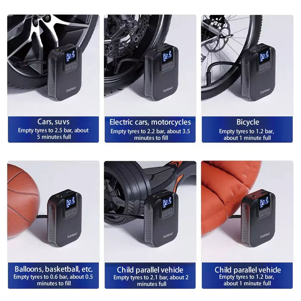 Car Air Pump Earldom ET-V2 — фото 5