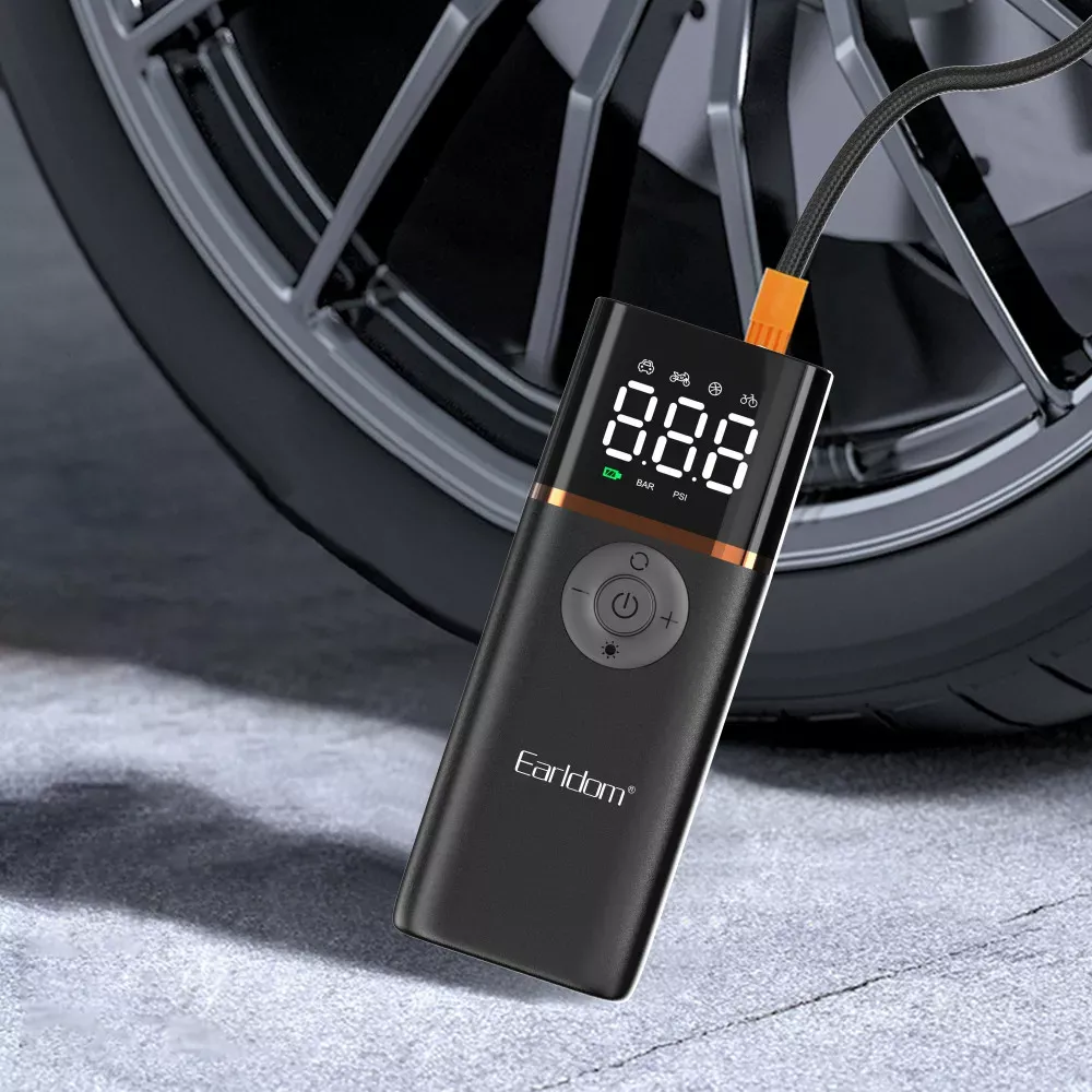 Portable Smart Air Pump — Earldom ET-V4 Car Air Pump — фото 5