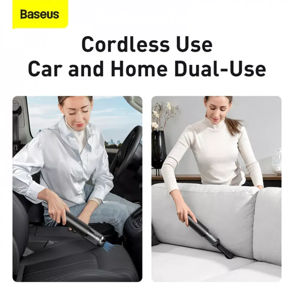 Car Vacuum Cleaner Baseus A3 CarVacuumCleaner Tarnish — фото 5