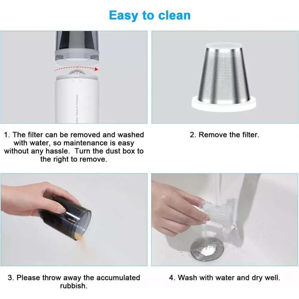 Car Vacuum Cleaner Q8 — фото 3