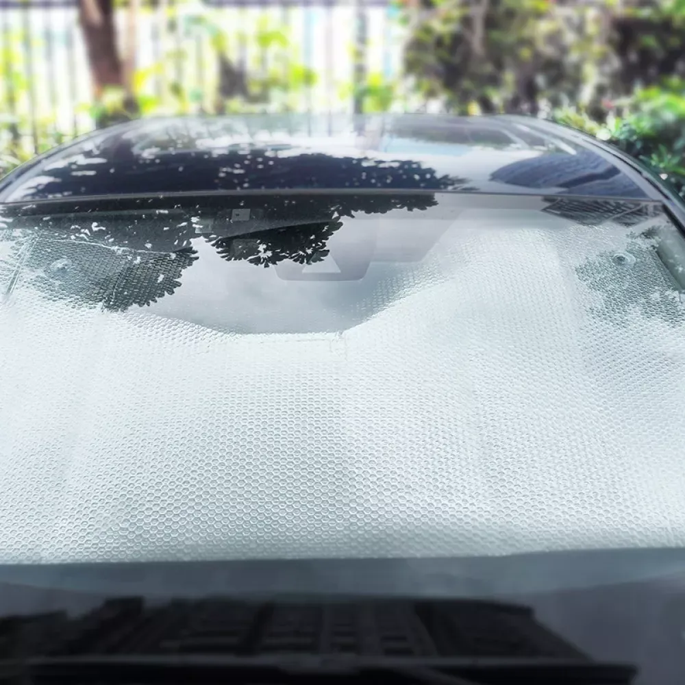 Car sunshade Hoco ZP3 Magnificent __ — silver — фото 9