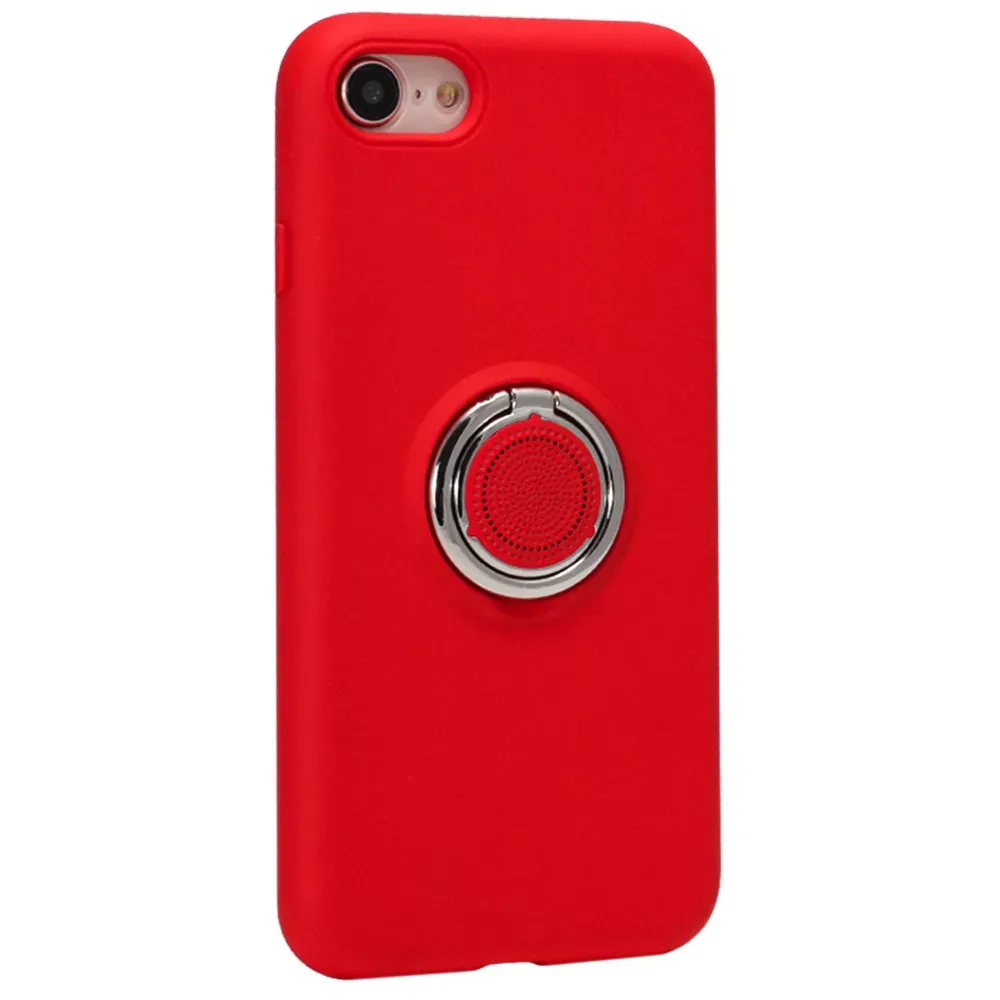 Aroma & Ring Silicone Case iPhone Xs Max — Red — Различные Apple iPhone Xs Max