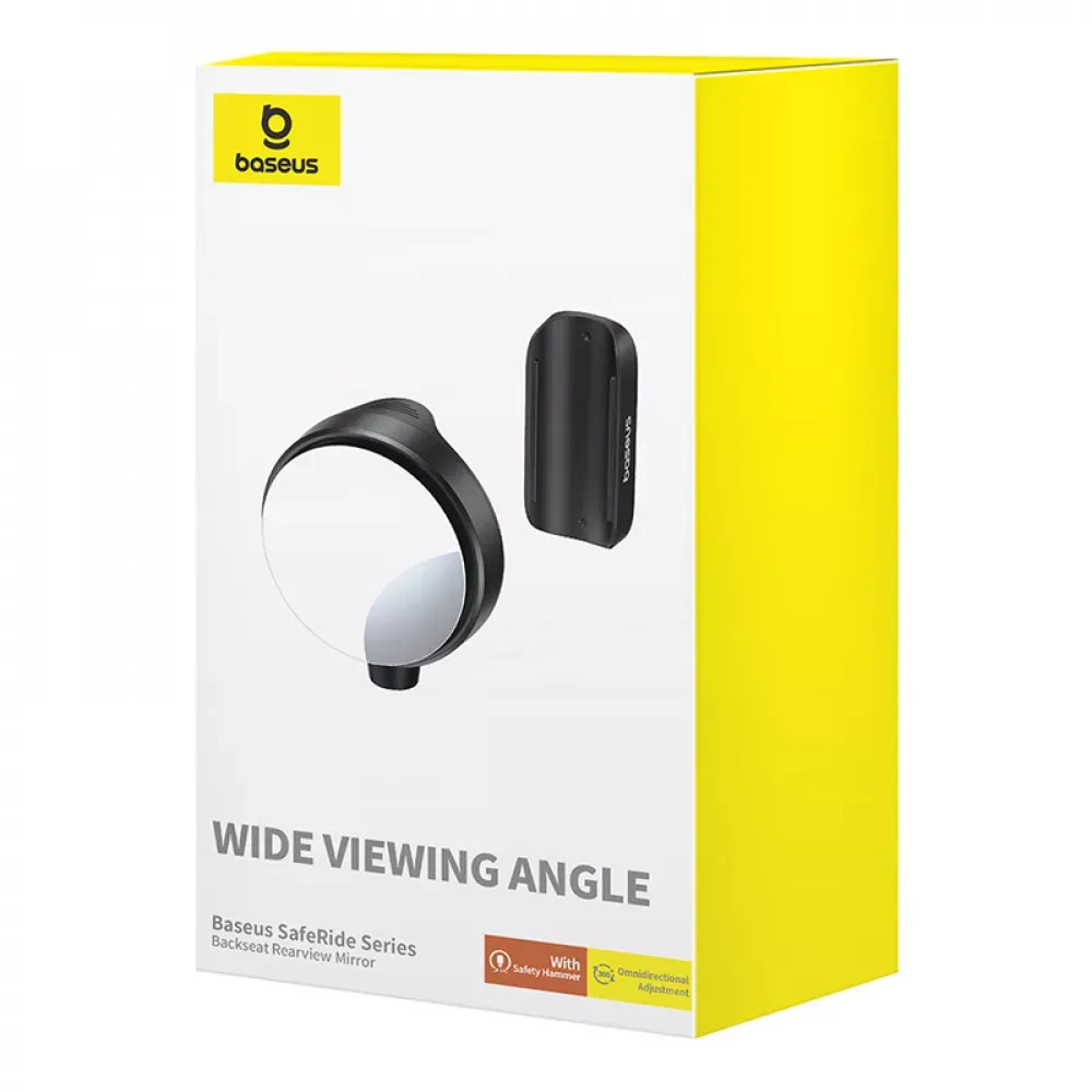 SafeRide Series Backseat Rearview Mirror Baseus Black — C11537200111-00 Black — фото 3