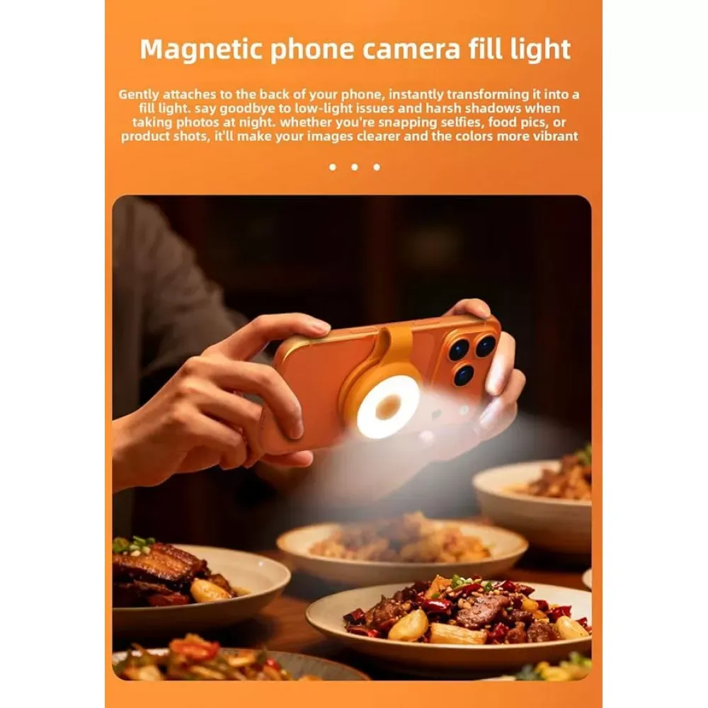 Led лампа Magnetic Suction Lighting Fill Light Magsafe — White — фото 5