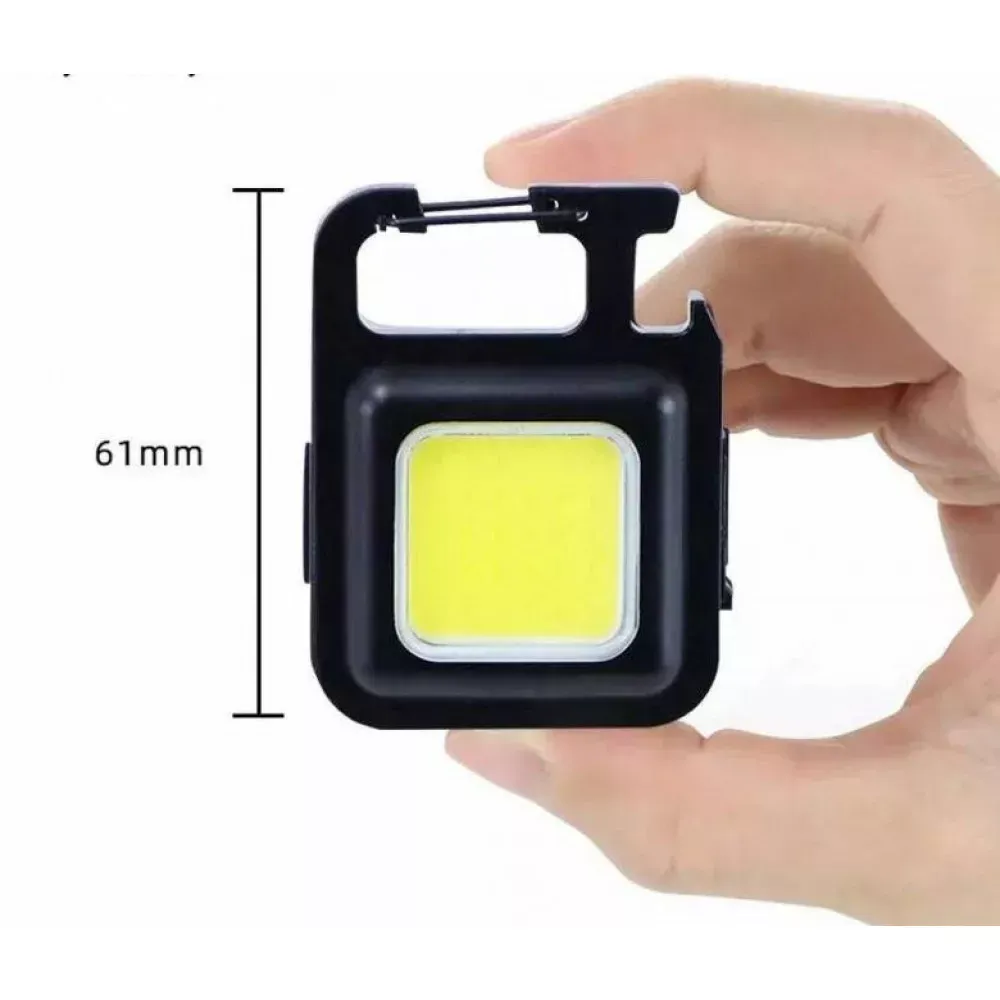 Фонарик- брелок — F04 COB rechargeable keychain Light Micro USB — фото 4