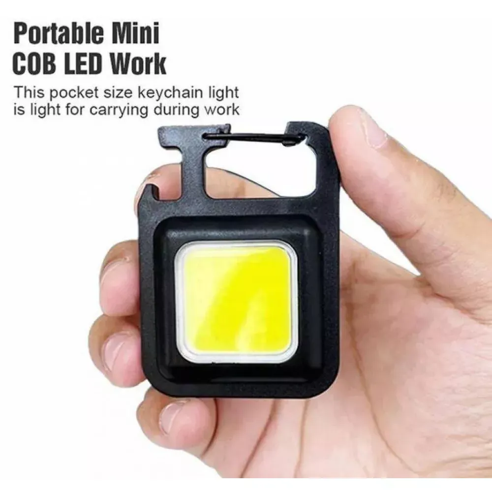 Фонарик- брелок — F04 COB rechargeable keychain Light Micro USB — фото 5