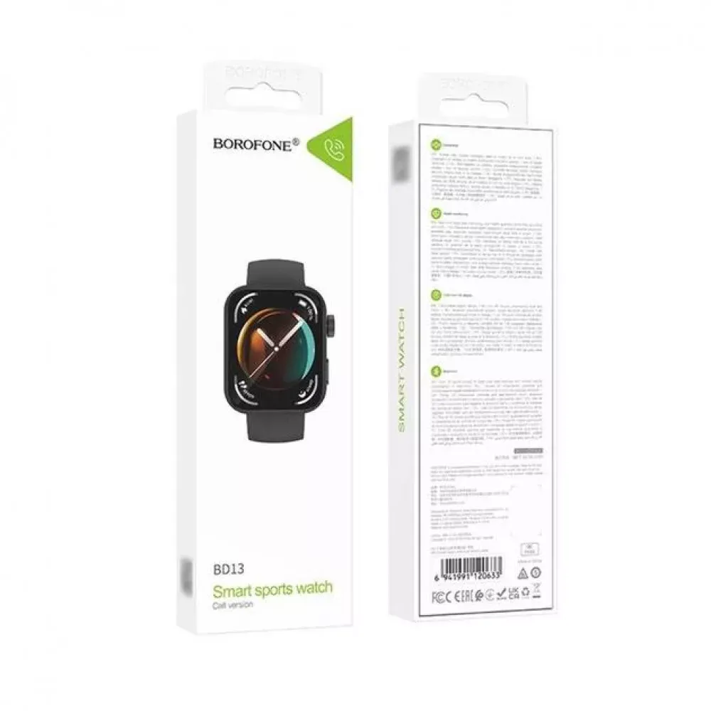 Smart Sports Watch Borofone BD13 — Black — фото 3